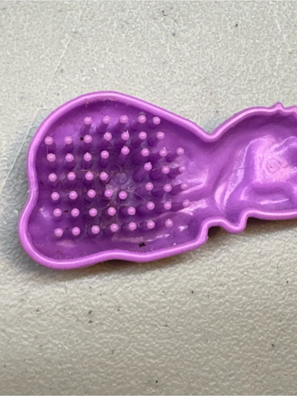 Vintage My Little Pony G1 Baby Countdown Dog Puppy Brush Purple